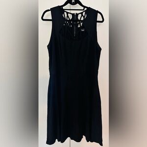 City Chic Black Backless Dress